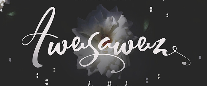 Typographie moderne : Awesawez