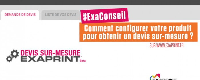 Exaprint devis sur mesure