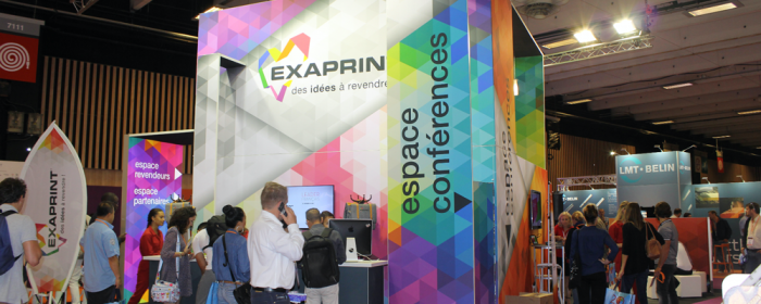 Dernier jour d'Exaprint à Viscom avec record d'affluence sur le stand !