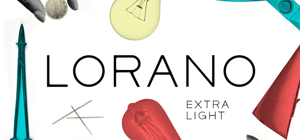 Typographie extralight : Lorano