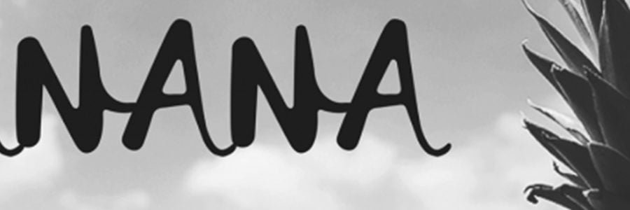 Anana : typographie gratuite à la brosse