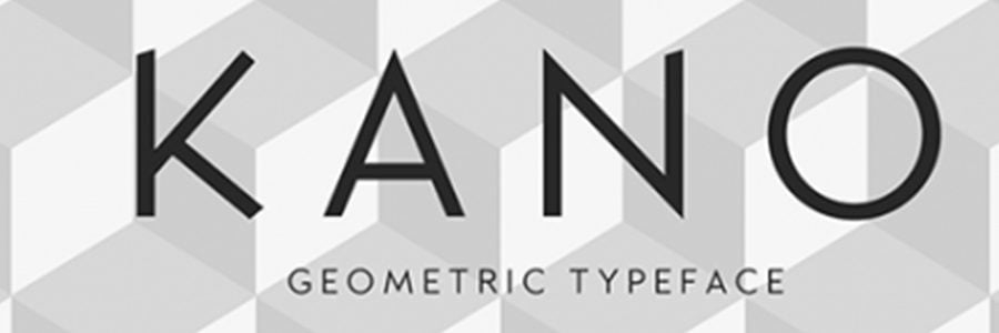 Kano : Typographie géométrique et gratuite