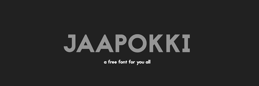 Jaapokki : typographie classe