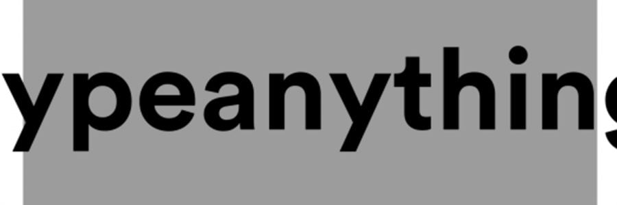 Typeanything : outil de typographie pratique pour le webdesign