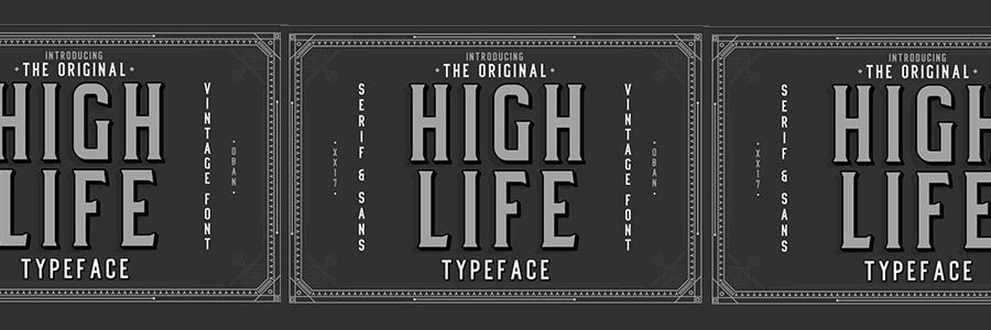 HIGH LIFE : typographie gratuite