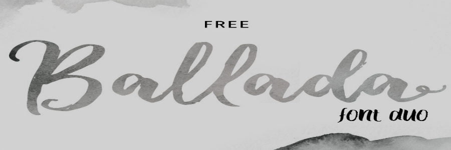 BALLADA: typographie gratuite typographie ballada