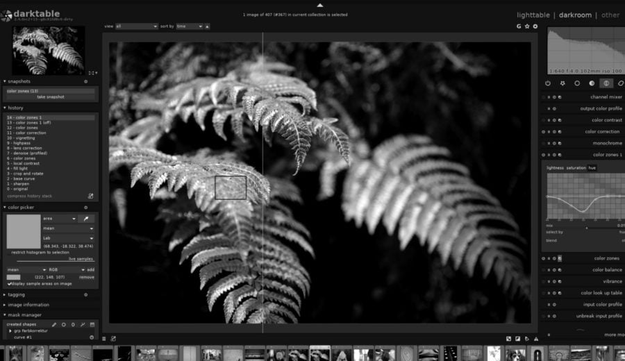 Darktable, nouveau logiciel de retouche photo gratuit ! Photo Logiciel Darktable