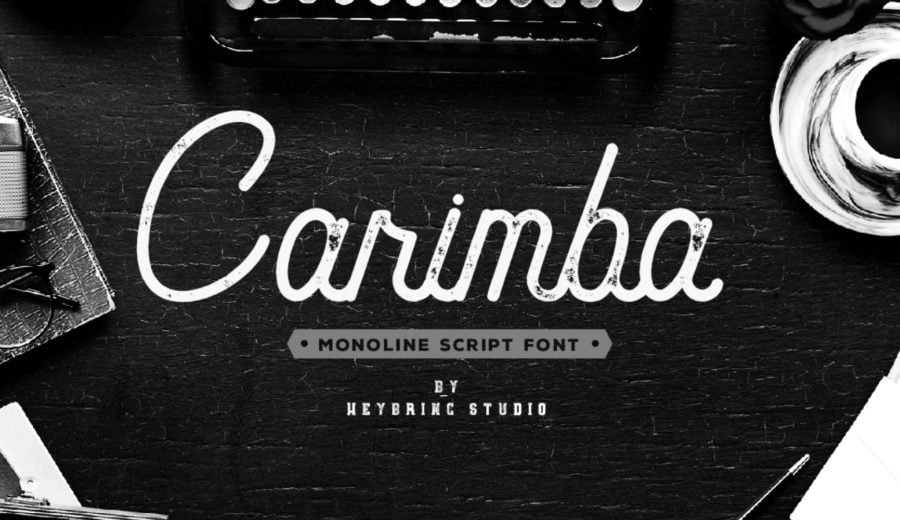 CARIMBA : typographie gratuite Typographie gratuite Carimba
