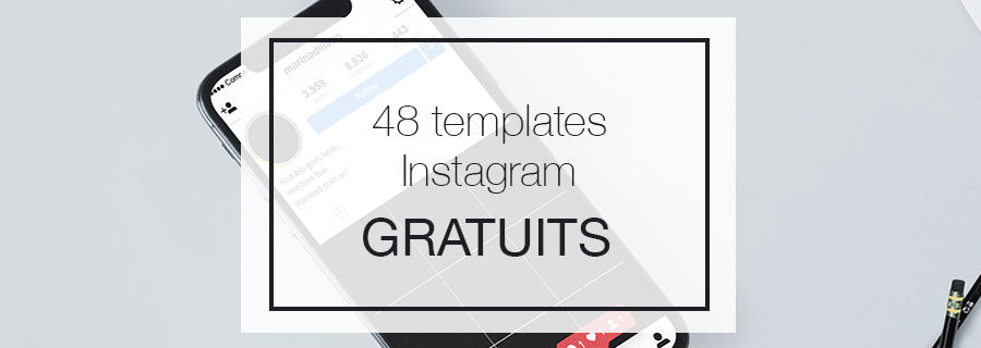 Profitez de 48 templates gratuits pour vos stories Instagram ! Header templates stories instagram