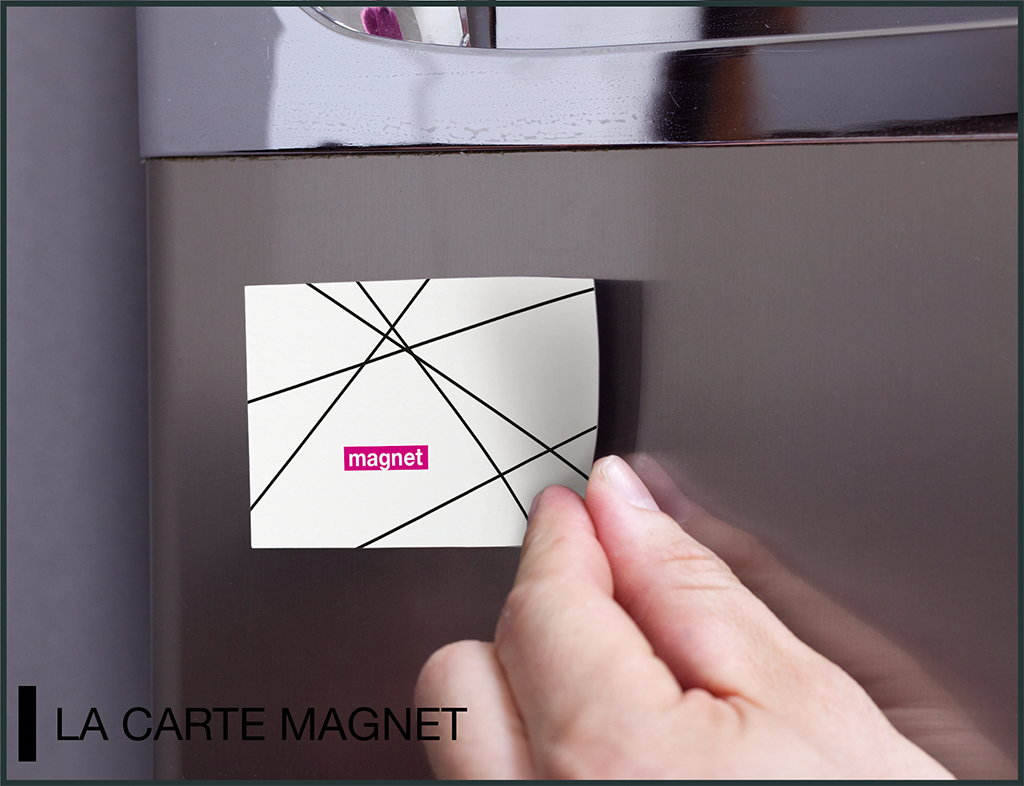 carte magnet mockup