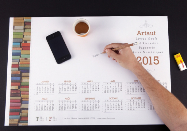 calendrier sous main