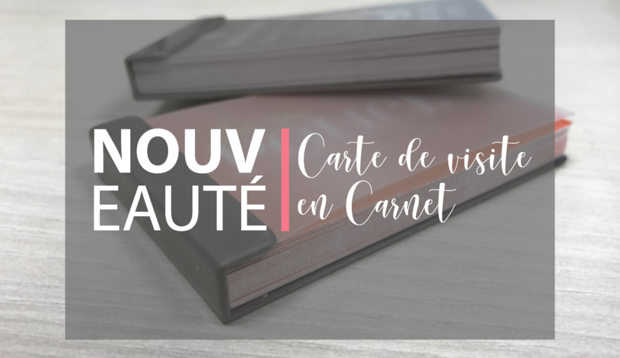Bannière carte de visite carnet