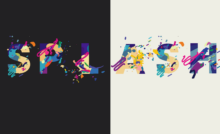typographie splash font police
