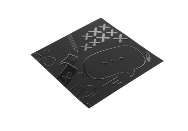 carte vernis 3D pelliculage mat soft touch