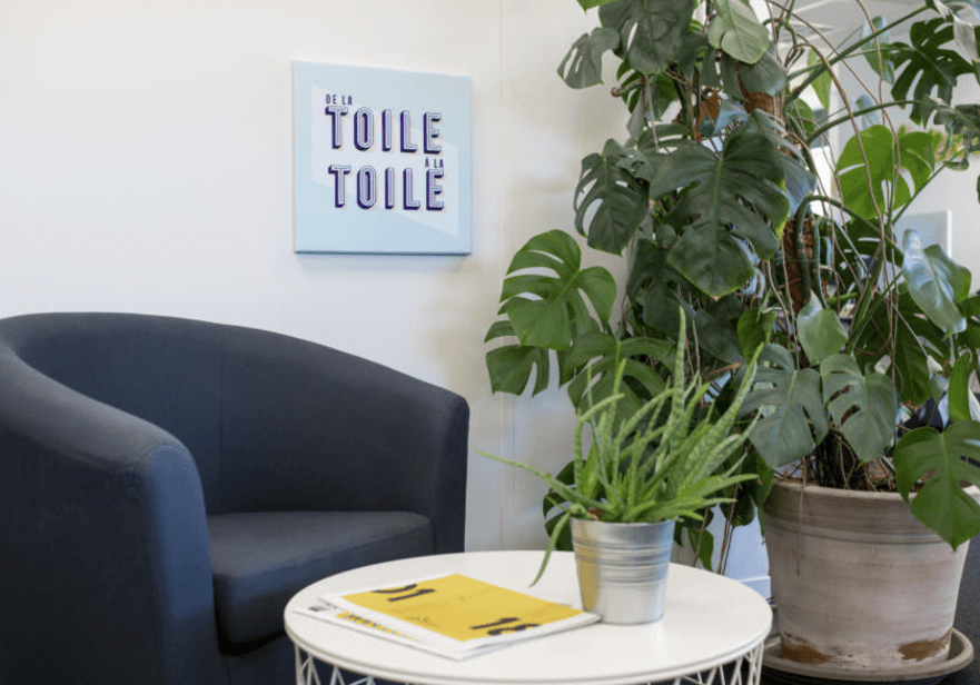impression sur toile de peintre