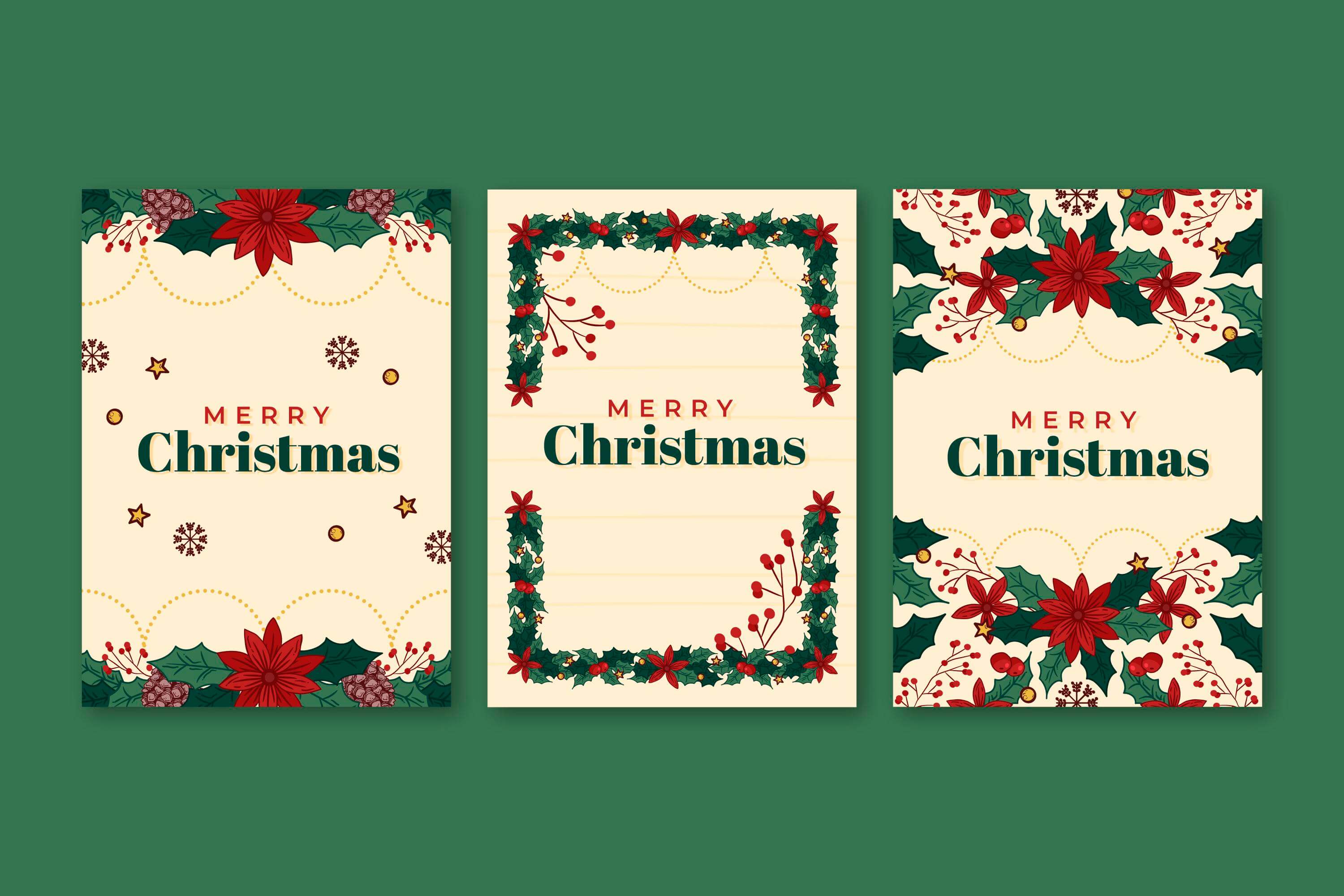 cartes de voeux merry christmas
