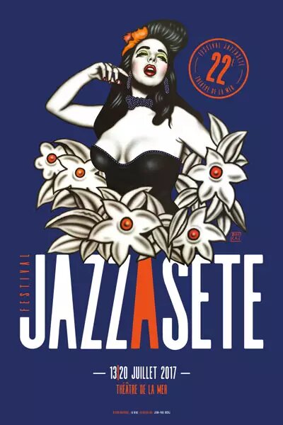 affiche du festival Jazz à Sète 2017