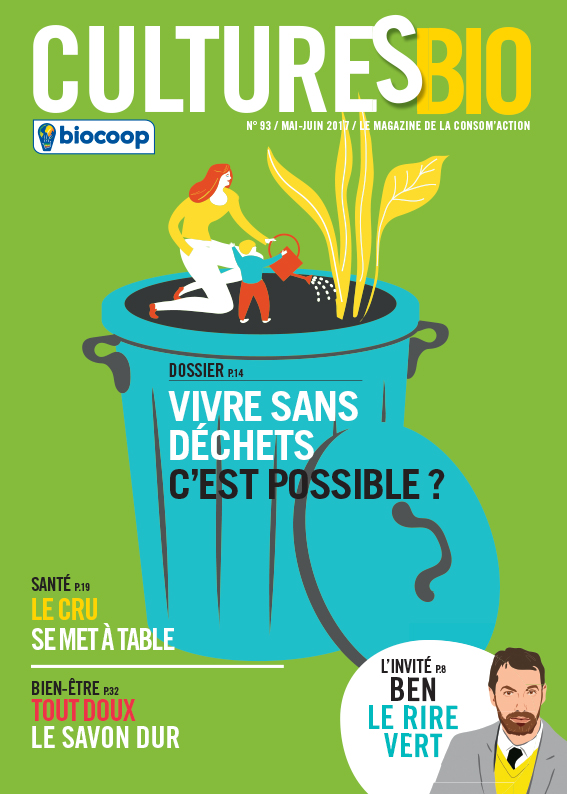 magazine papier "Cultures Bio" de mai-juin 2017 par le magasin Biocoop