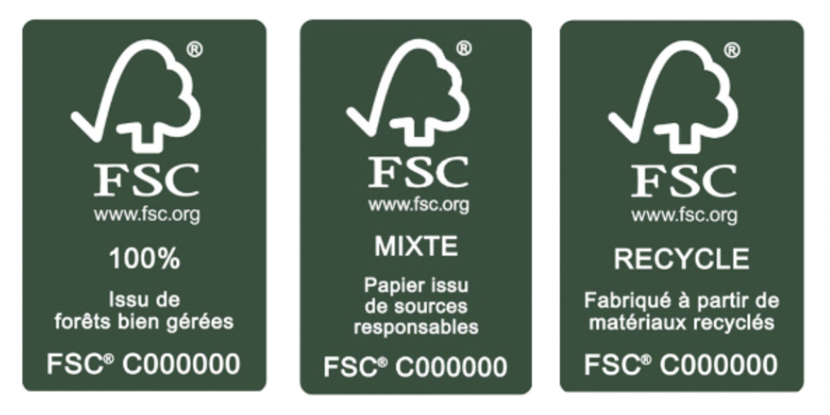 3 exemple de label FSC