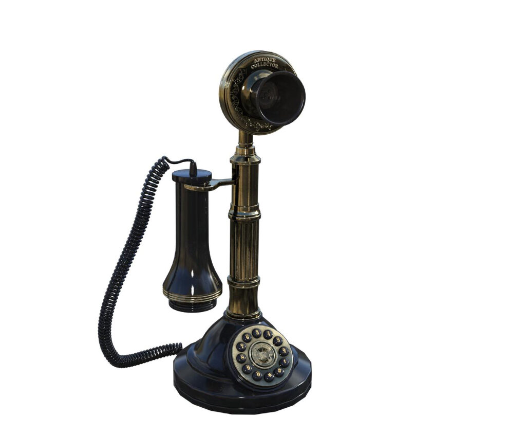 Téléphone vintage des années 1920

