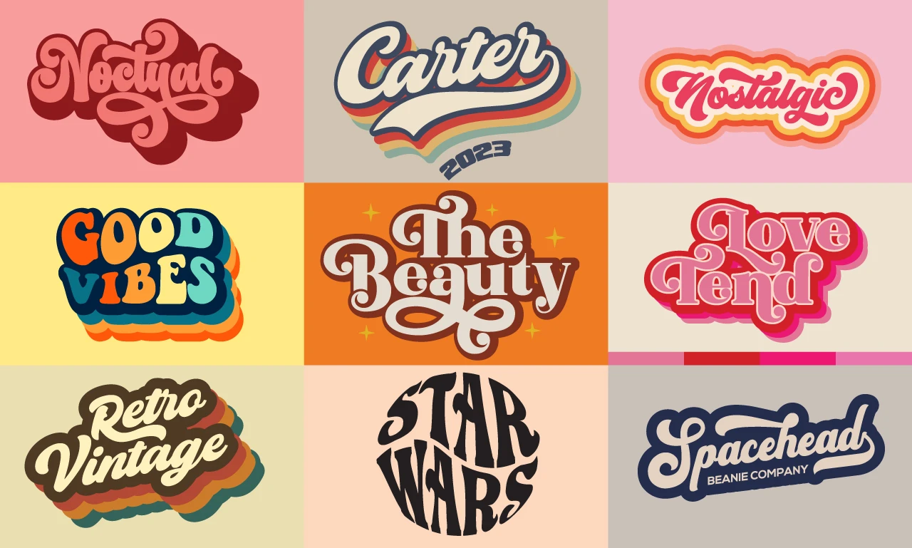 typographies retro