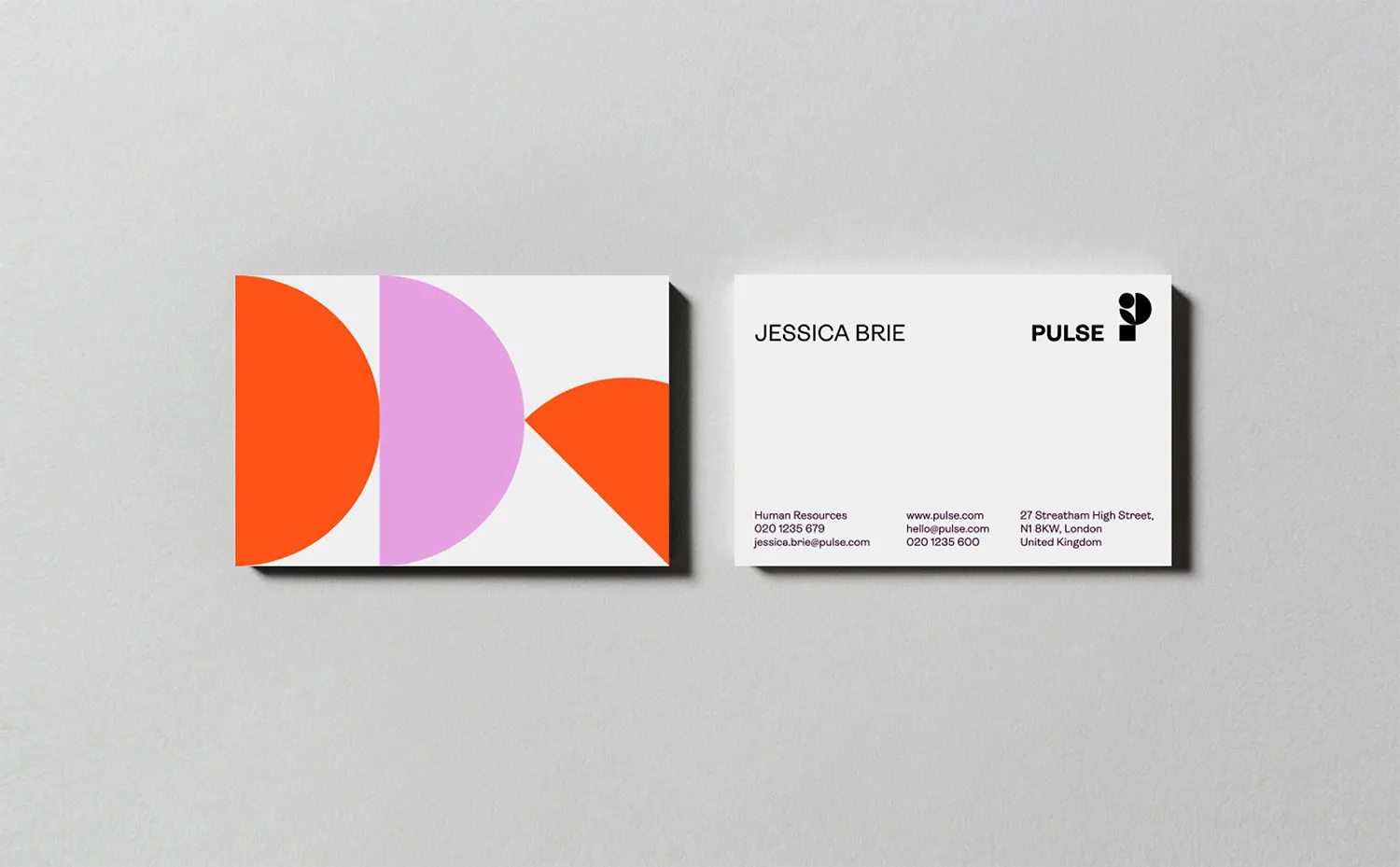 Carte de visite minimalist