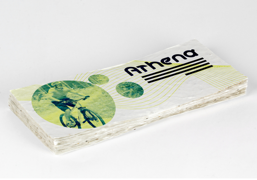 carte de visite papier ensemencé