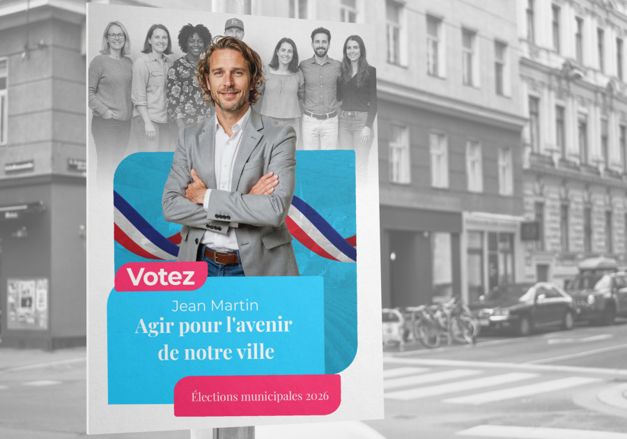 affiche pour élection