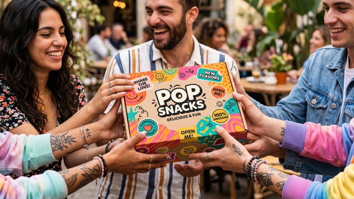 Vue de dos d'un graphiste professionnel en pleine création d'un support print sur son ordinateur. Il intègre de façon réfléchie et stratégique un QR code moderne dans son design, illustrant le phygital en 2026.